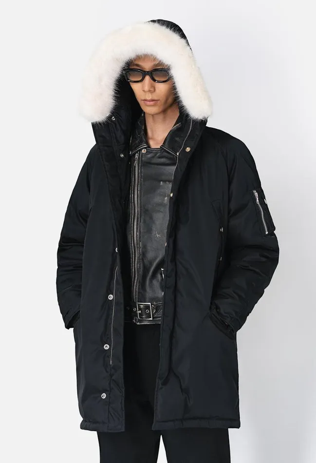 John Elliott Outerwear Andes Down Parka Black 8211 Men John Elliott Outerwear Andes Down Parka Black 8211 Men