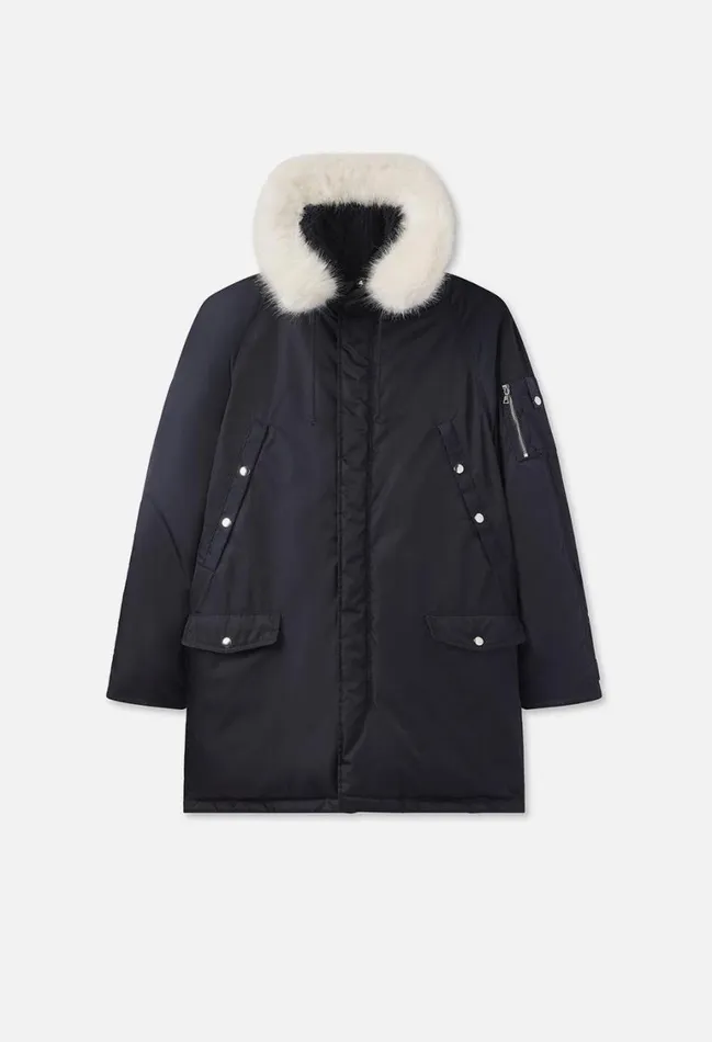 John Elliott Outerwear Andes Down Parka Navy 8211 Men