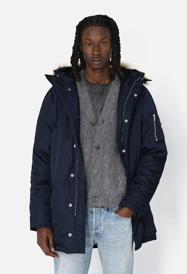 John Elliott Outerwear Andes Down Parka Navy 8211 Men