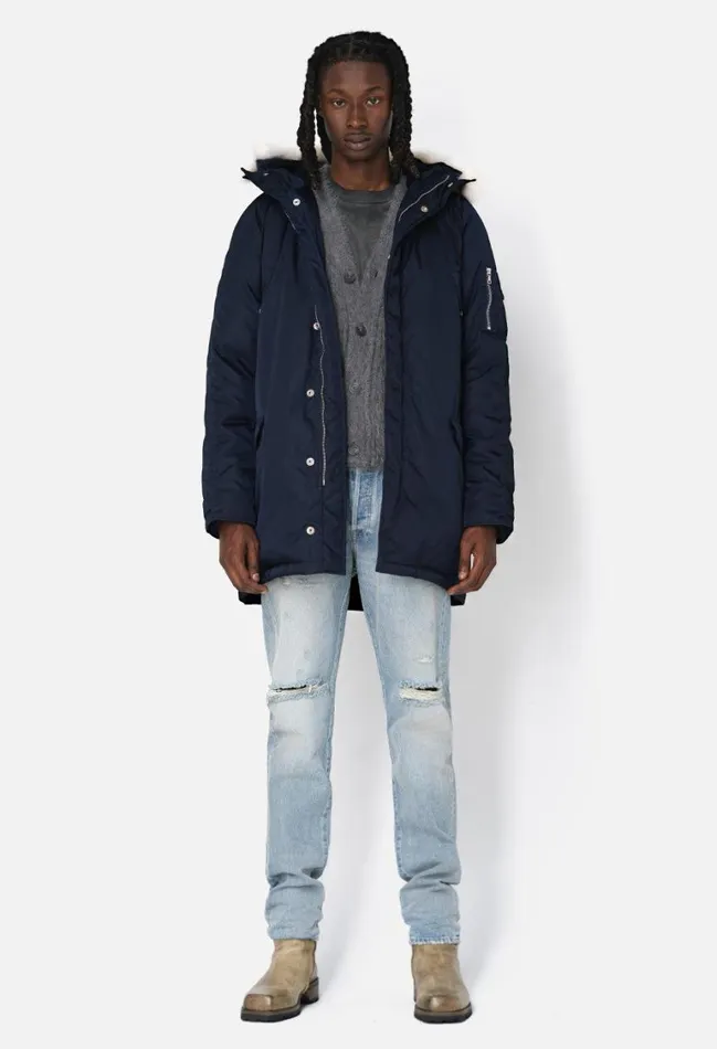 John Elliott Outerwear Andes Down Parka Navy 8211 Men