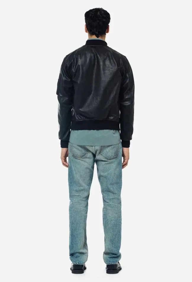 John Elliott Outerwear Leather Bogota Bomber Black 8211 Men