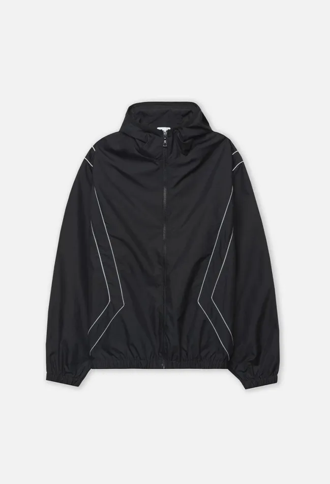 John Elliott Outerwear Paneled Nylon Anorak Black 8211 Men