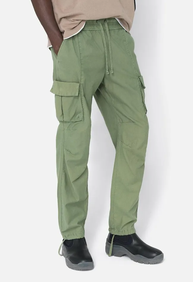 John Elliott Pants Back Sateen Cargo Pants Olive 8211 Men