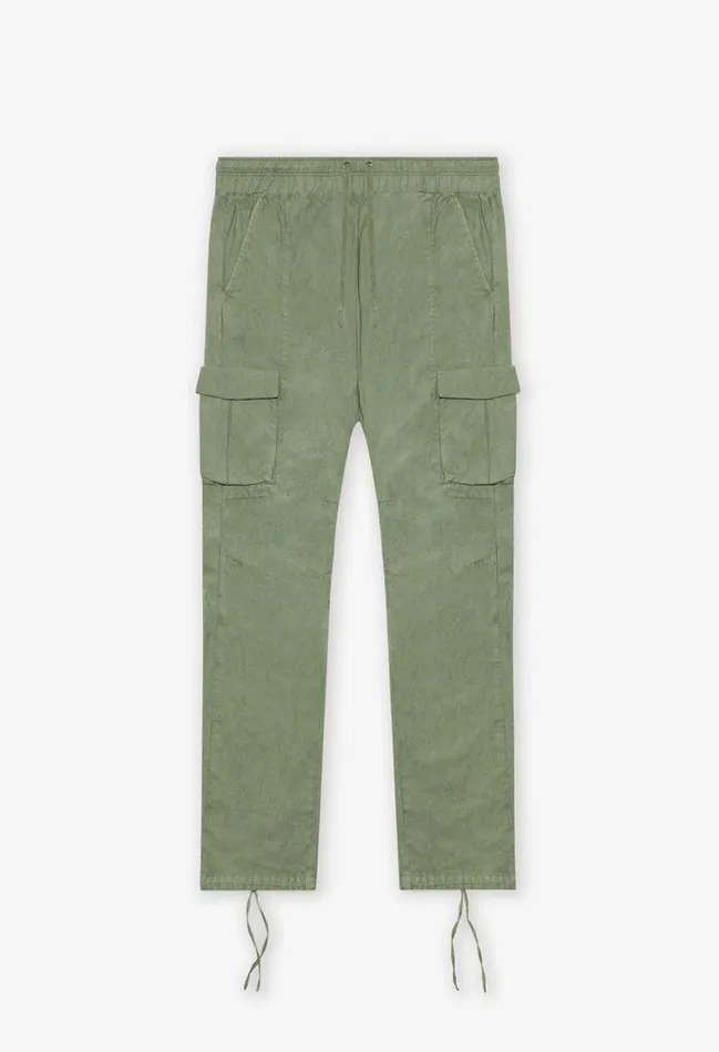 John Elliott Pants Back Sateen Cargo Pants Olive 8211 Men