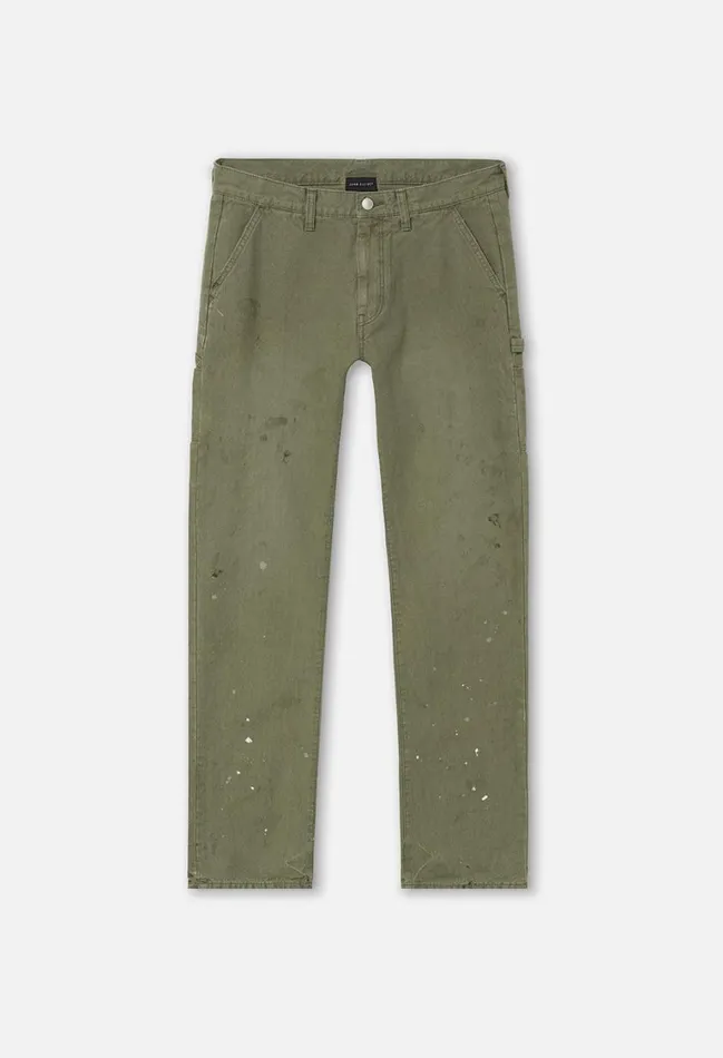John Elliott Pants Work Pant Olive 8211 Men