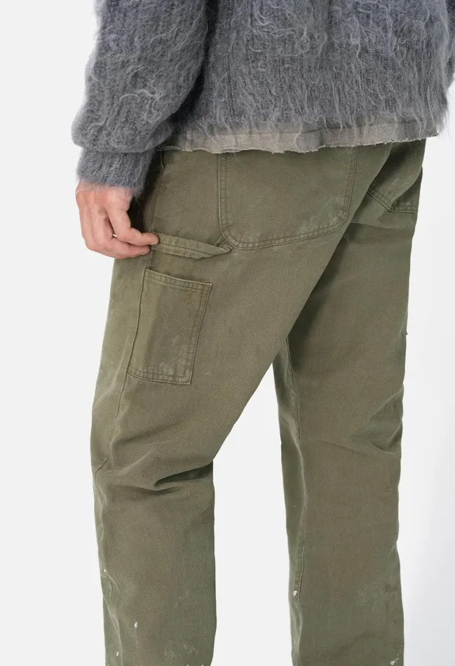 John Elliott Pants Work Pant Olive 8211 Men John Elliott Pants Work Pant Olive 8211 Men