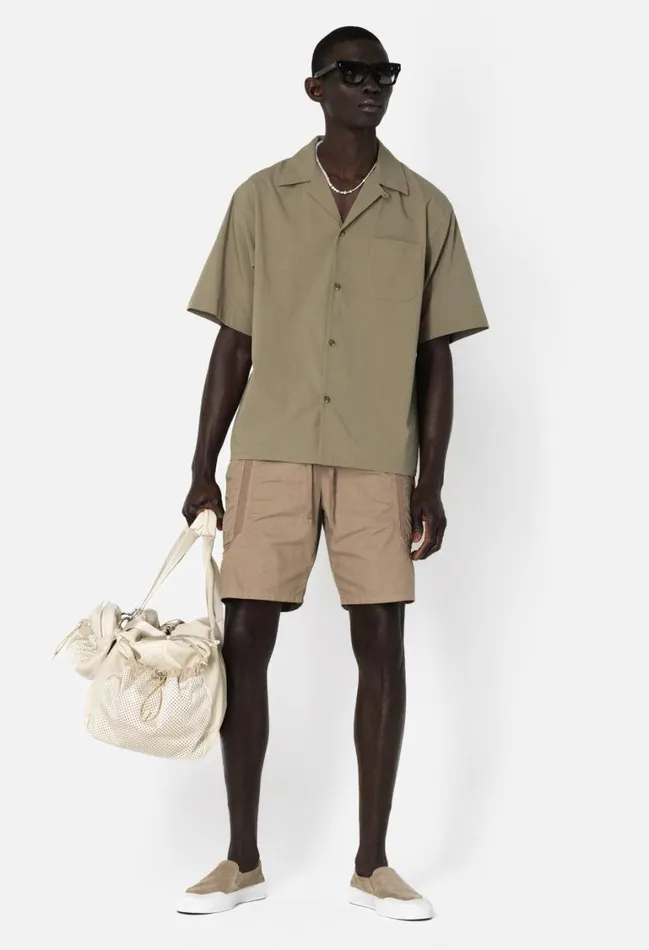 John Elliott Shirts Camp Shirt Bark 8211 Men John Elliott Shirts Camp Shirt Bark 8211 Men