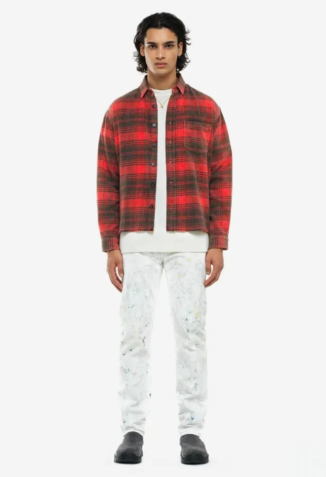 John Elliott Shirts Hemi Oversized Shirt Paloma Check 8211 Men