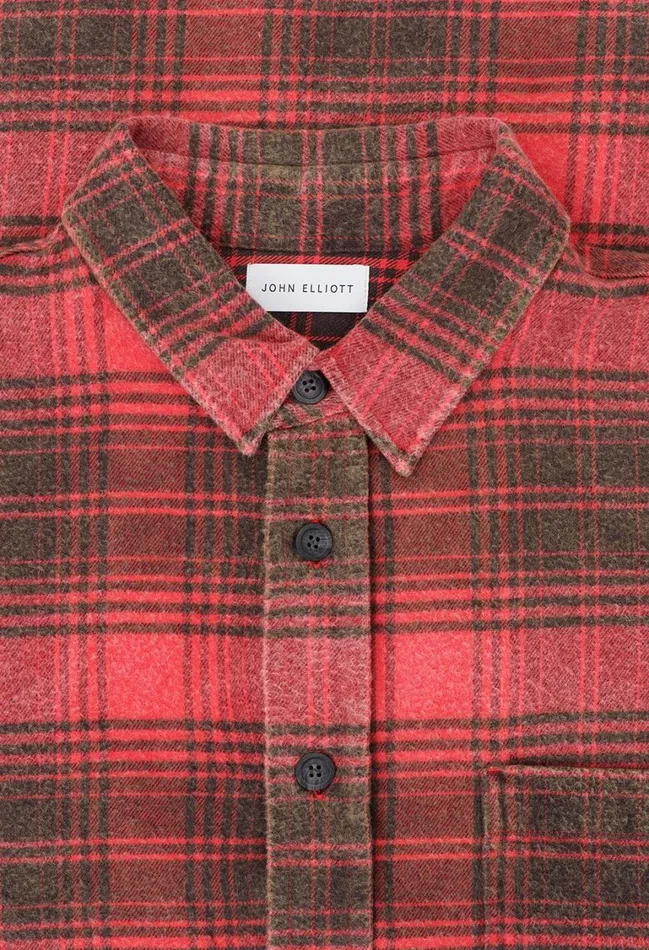 John Elliott Shirts Hemi Oversized Shirt Paloma Check 8211 Men