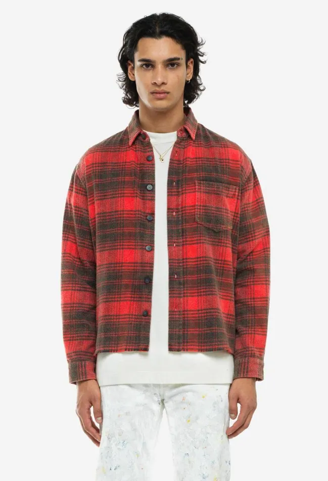John Elliott Shirts Hemi Oversized Shirt Paloma Check 8211 Men