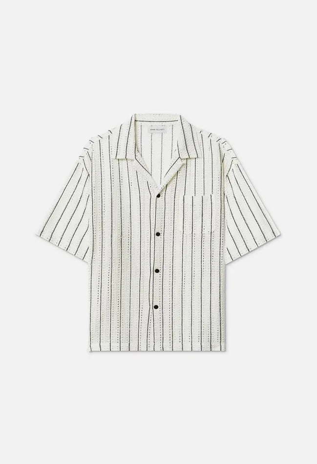 John Elliott Shirts Rana Camp Shirt Salt 8211 Men