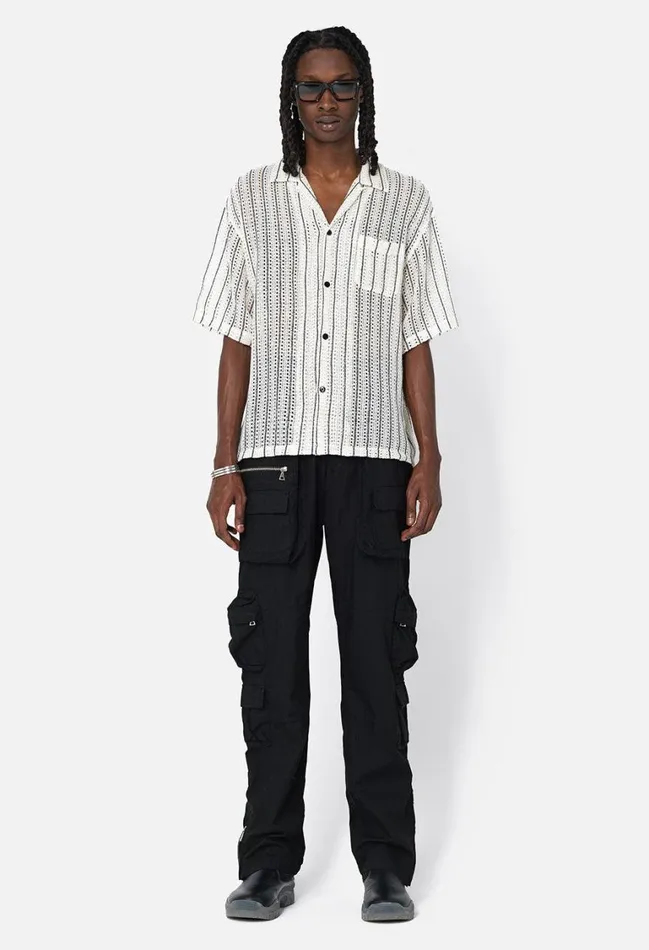John Elliott Shirts Rana Camp Shirt Salt 8211 Men John Elliott Shirts Rana Camp Shirt Salt 8211 Men