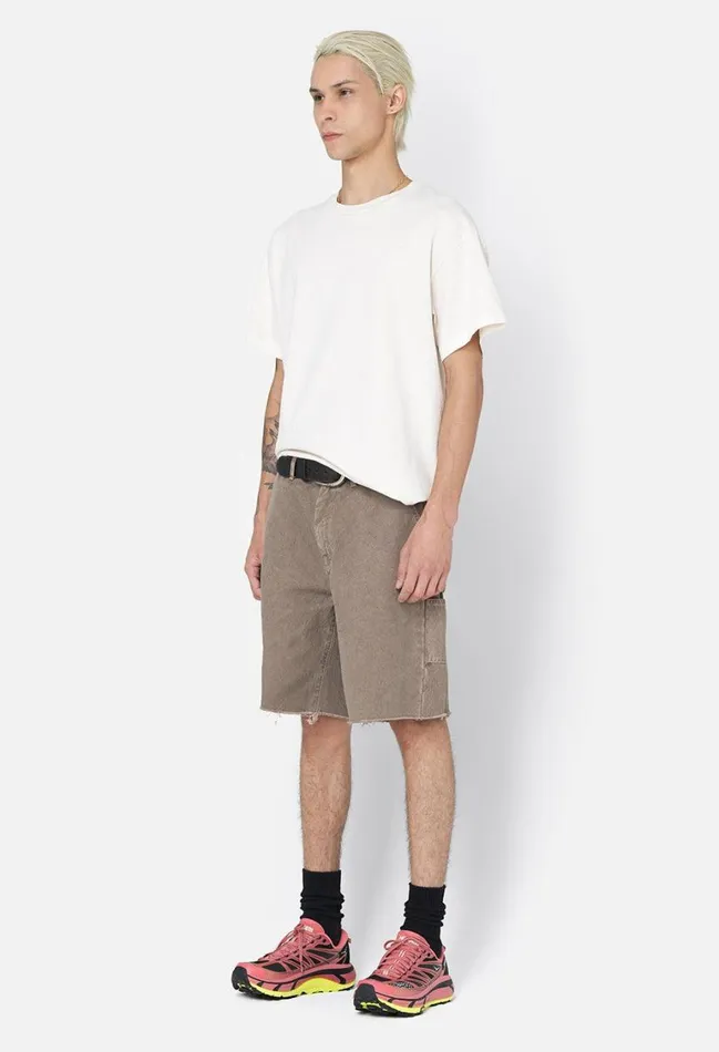 John Elliott Shorts CutOff Work Shorts Brown 8211 Men