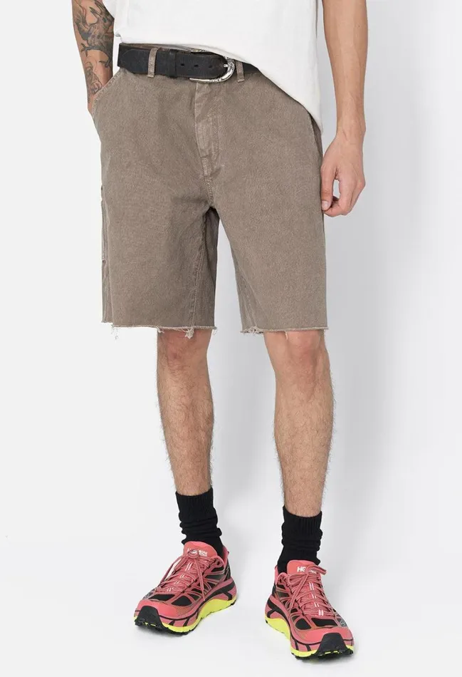 John Elliott Shorts CutOff Work Shorts Brown 8211 Men