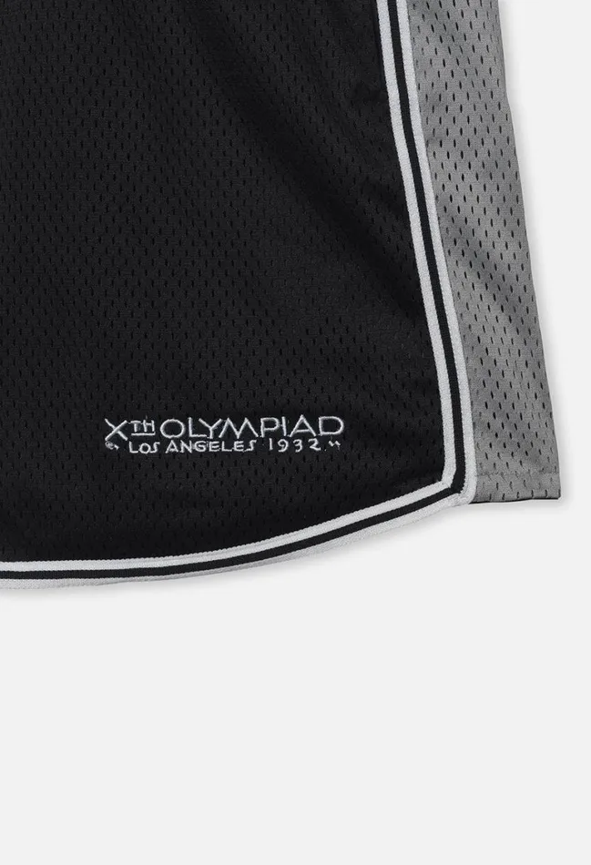 John Elliott Shorts John Elliott X Olympic Heritage Los Angeles Shorts Black X Grey 8211 Men