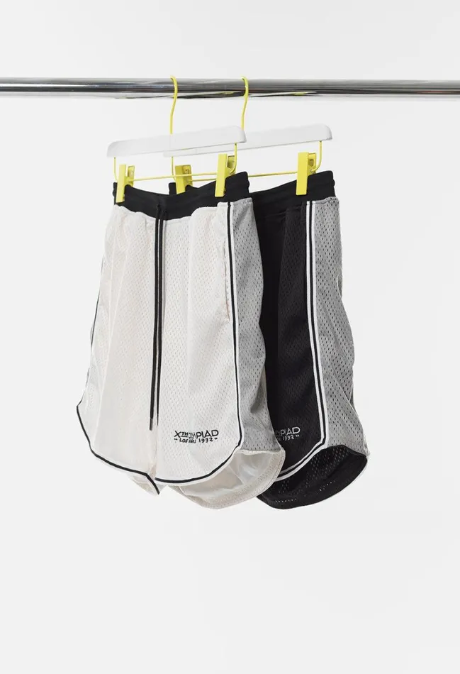 John Elliott Shorts John Elliott X Olympic Heritage Los Angeles Shorts Black X Grey 8211 Men