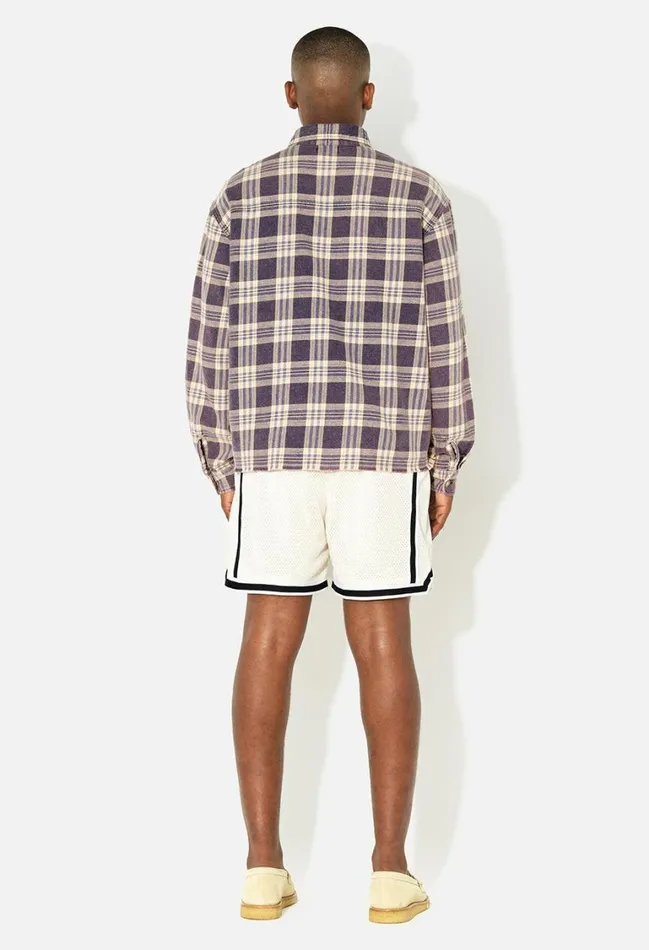 John Elliott Shorts Vintage Varsity Shorts Ivory 8211 Men John Elliott Shorts Vintage Varsity Shorts Ivory 8211 Men