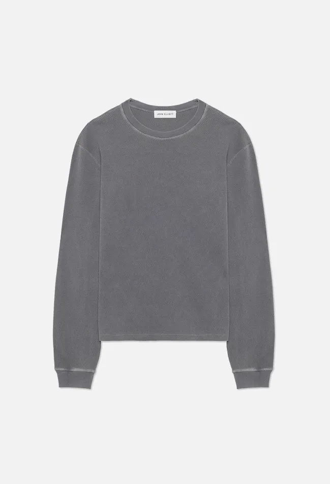 John Elliott Sweatshirts Fleet Thermal Crew Vintage Black 8211 Men