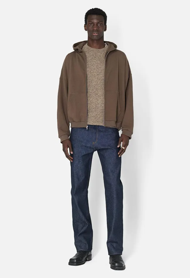 John Elliott Sweatshirts Fleet Weave Terry Full Zip Army 8211 Men John Elliott Sweatshirts Fleet Weave Terry Full Zip Army 8211 Men