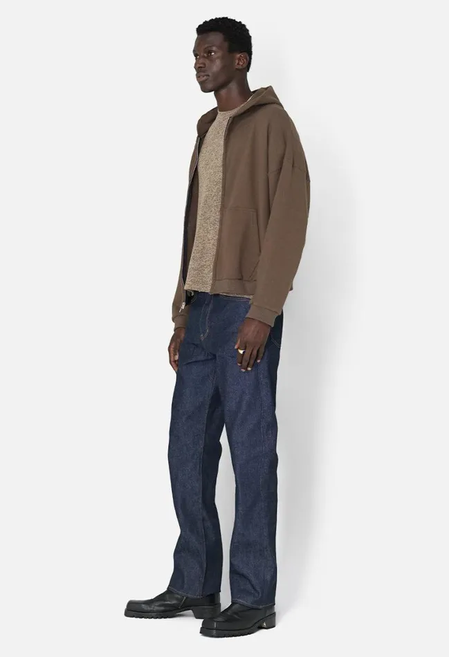 John Elliott Sweatshirts Fleet Weave Terry Full Zip Army 8211 Men John Elliott Sweatshirts Fleet Weave Terry Full Zip Army 8211 Men