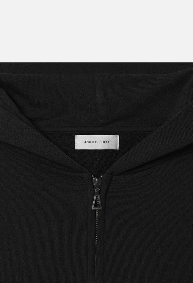 John Elliott Sweatshirts Frances Full Zip Black 8211 Men John Elliott Sweatshirts Frances Full Zip Black 8211 Men