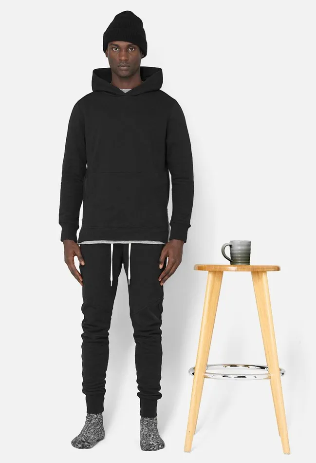 John Elliott Sweatshirts Hooded Villain Black 8211 Men John Elliott Sweatshirts Hooded Villain Black 8211 Men