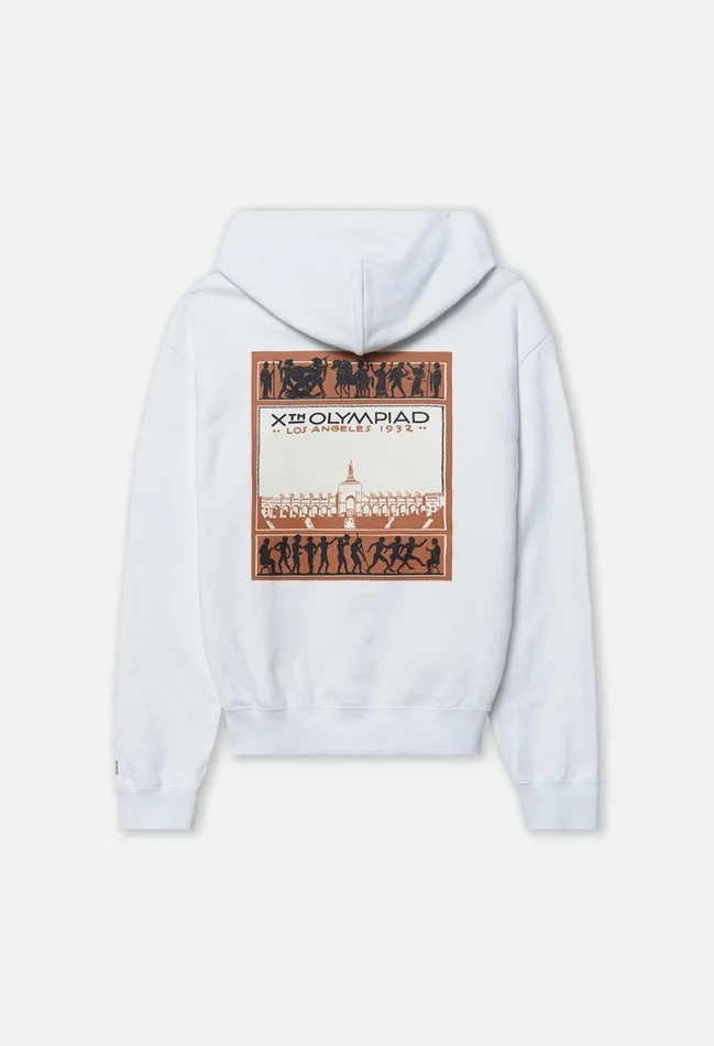 John Elliott Sweatshirts John Elliott X Olympic Heritage Los Angeles Hoodie White 8211 Men John Elliott Sweatshirts John Elliott X Olympic Heritage Los Angeles Hoodie White 8211 Men