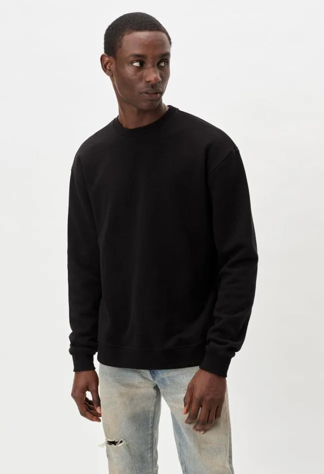 John Elliott Sweatshirts Oversized Crewneck Pullover Black 8211 Men John Elliott Sweatshirts Oversized Crewneck Pullover Black 8211 Men