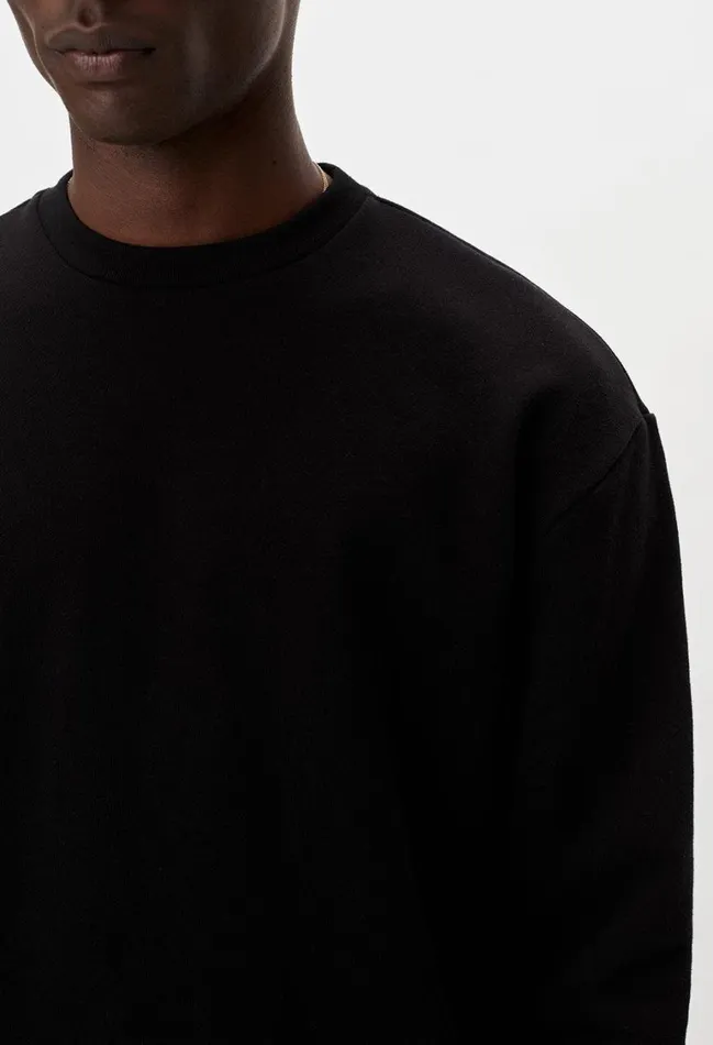 John Elliott Sweatshirts Oversized Crewneck Pullover Black 8211 Men John Elliott Sweatshirts Oversized Crewneck Pullover Black 8211 Men