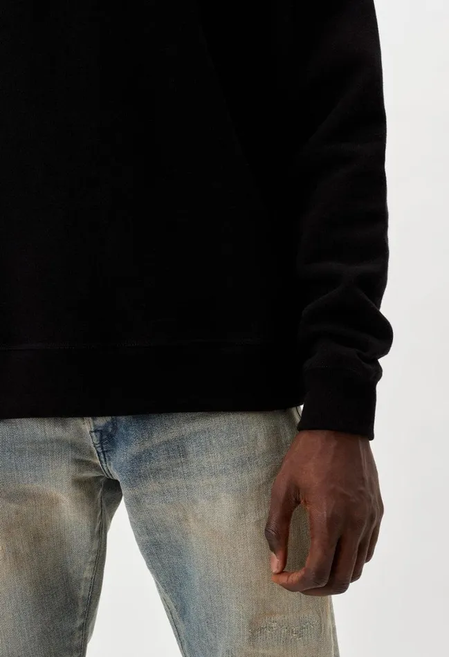 John Elliott Sweatshirts Oversized Crewneck Pullover Black 8211 Men John Elliott Sweatshirts Oversized Crewneck Pullover Black 8211 Men