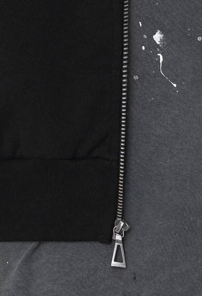 John Elliott Sweatshirts Studio Fleece Bogota Full Zip Black 8211 Men
