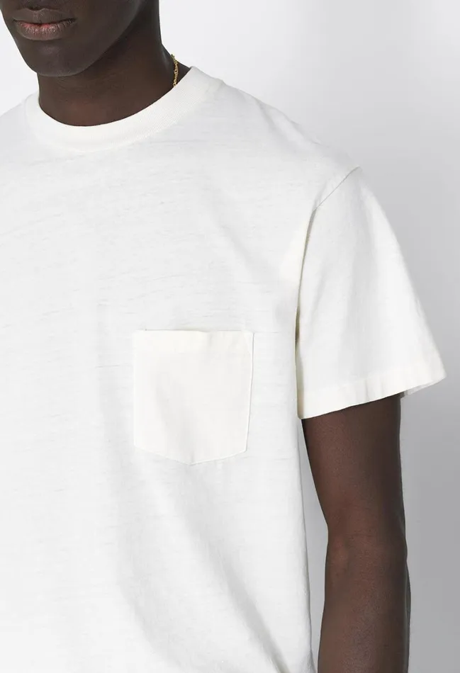 John Elliott Tees Campus Pocket Tee Salt 8211 Men John Elliott Tees Campus Pocket Tee Salt 8211 Men