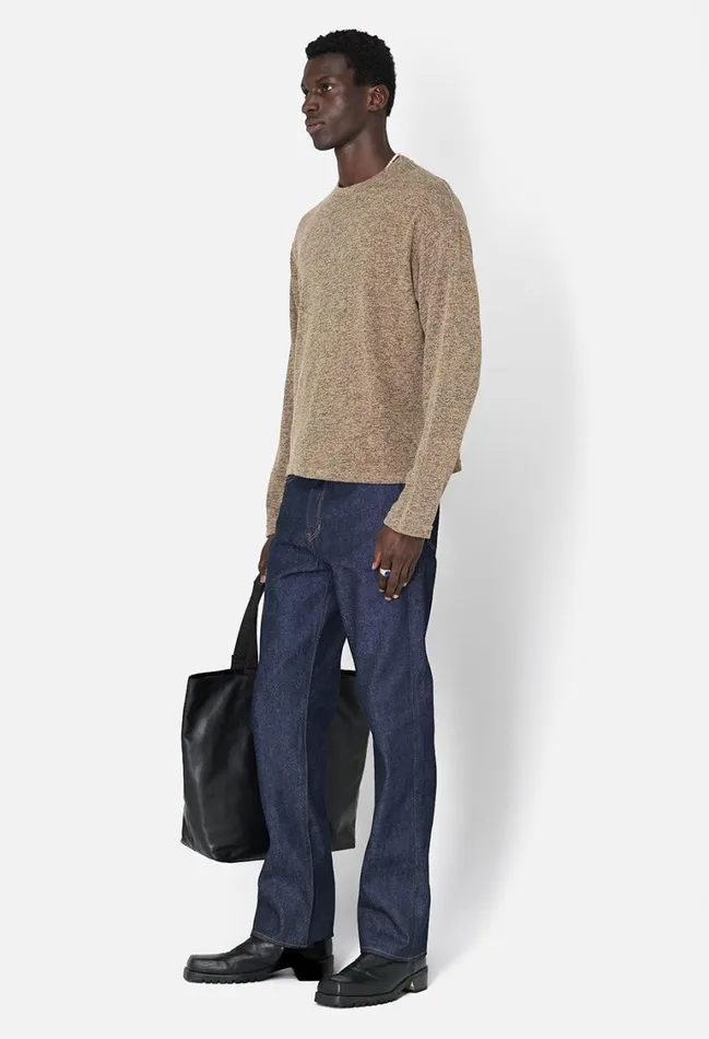 John Elliott Tees CoMix Cropped Ls Tee Desert Sand 8211 Men John Elliott Tees CoMix Cropped Ls Tee Desert Sand 8211 Men