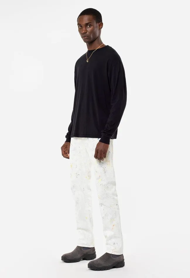 John Elliott Tees Cotton Cashmere Pullover Black 8211 Men John Elliott Tees Cotton Cashmere Pullover Black 8211 Men