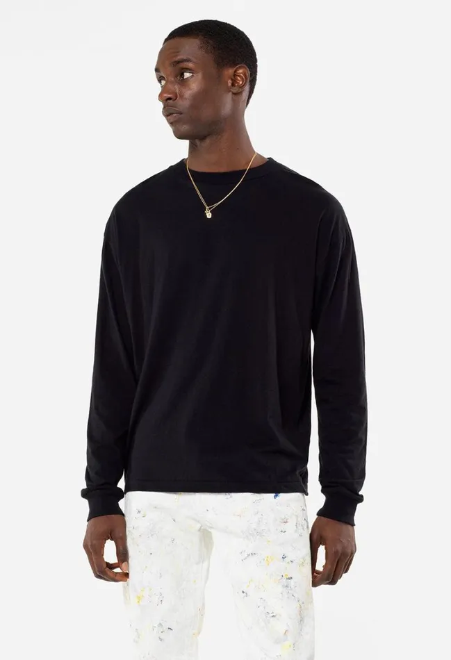 John Elliott Tees Cotton Cashmere Pullover Black 8211 Men John Elliott Tees Cotton Cashmere Pullover Black 8211 Men