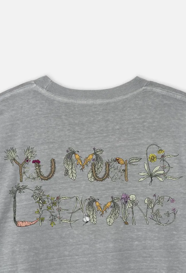 John Elliott Tees Garden Riviera Cropped Tee Washed Alloy 8211 Men John Elliott Tees Garden Riviera Cropped Tee Washed Alloy 8211 Men