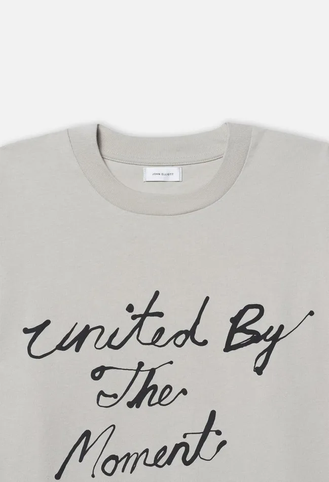 John Elliott Tees John Elliott United By The Moment Tee Grey 8211 Men John Elliott Tees John Elliott United By The Moment Tee Grey 8211 Men