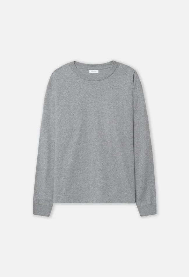 John Elliott Tees Ls University Tee Heather Grey 8211 Men