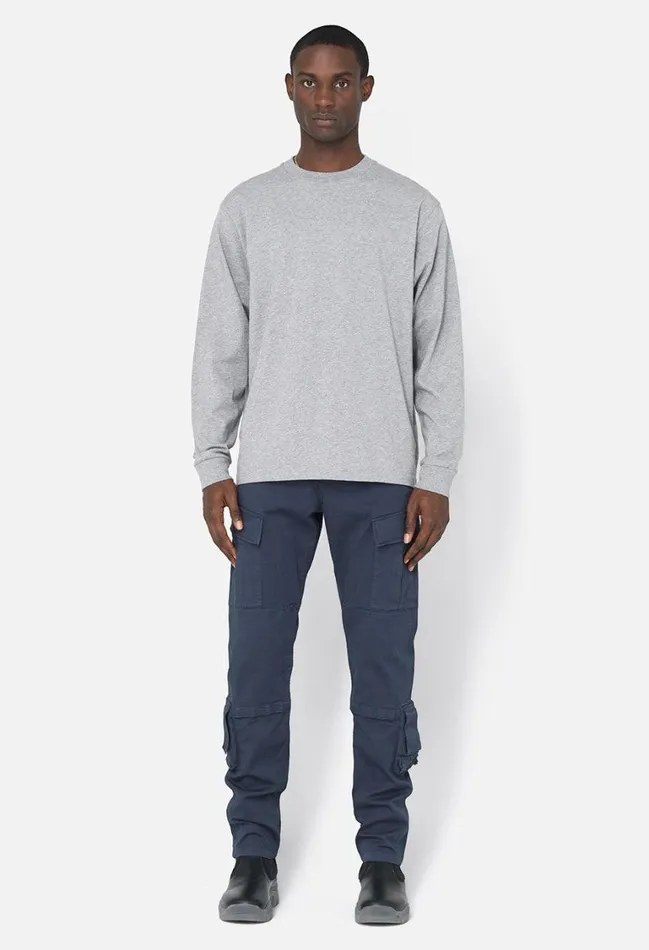 John Elliott Tees Ls University Tee Heather Grey 8211 Men John Elliott Tees Ls University Tee Heather Grey 8211 Men
