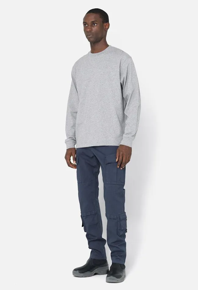 John Elliott Tees Ls University Tee Heather Grey 8211 Men John Elliott Tees Ls University Tee Heather Grey 8211 Men