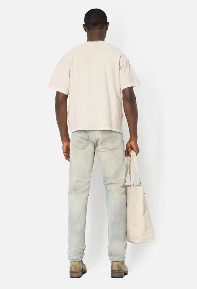John Elliott Tees Reversed Cropped Tee Dust 8211 Men John Elliott Tees Reversed Cropped Tee Dust 8211 Men