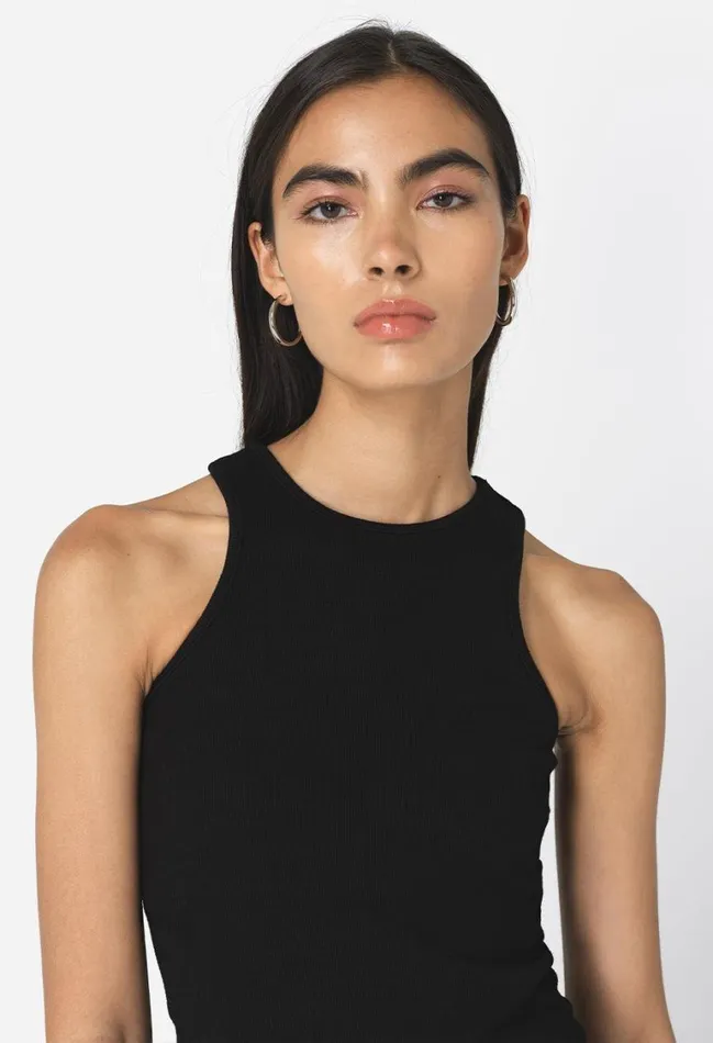 John Elliott Tops Gemini Rib Racerback Black 8211 Women