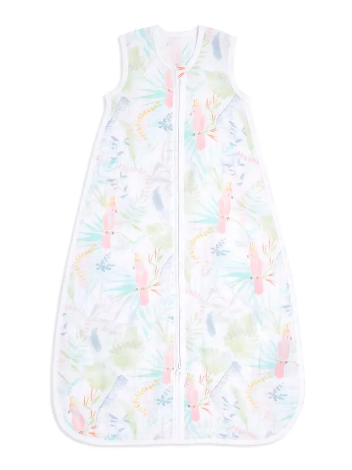 Joules Aden Anais Essentials Cotton Muslin 10 Tog Light Sleeping Bag Tropicalia GirlsBoys Nightwear