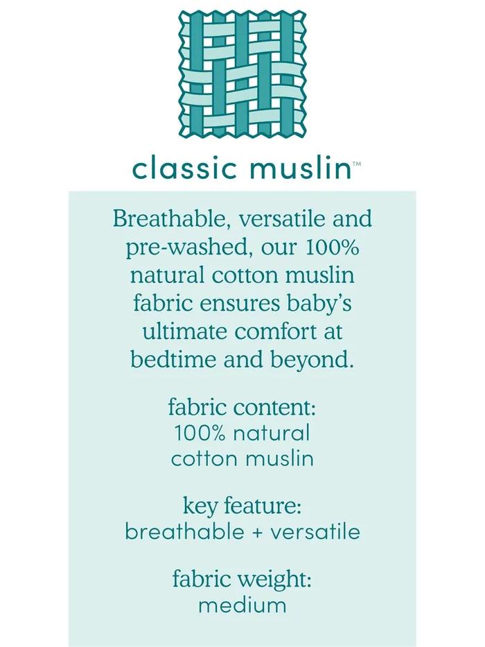 Joules Aden Anais Essentials Cotton Muslin 10 Tog Light Sleeping Bag Tropicalia GirlsBoys Nightwear