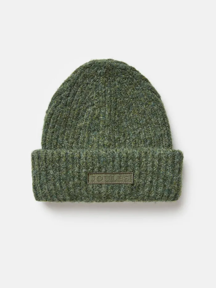 Joules Albert 8211 Green Soft Oversized Beanie Boys Accessories