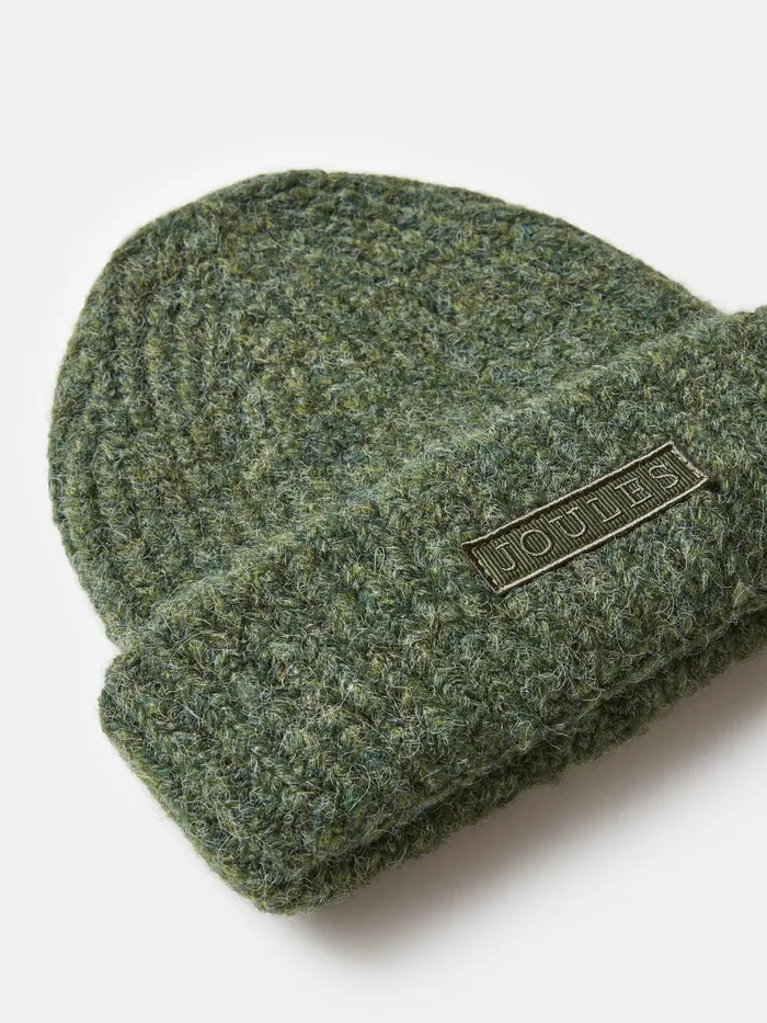 Joules Albert 8211 Green Soft Oversized Beanie Boys Accessories