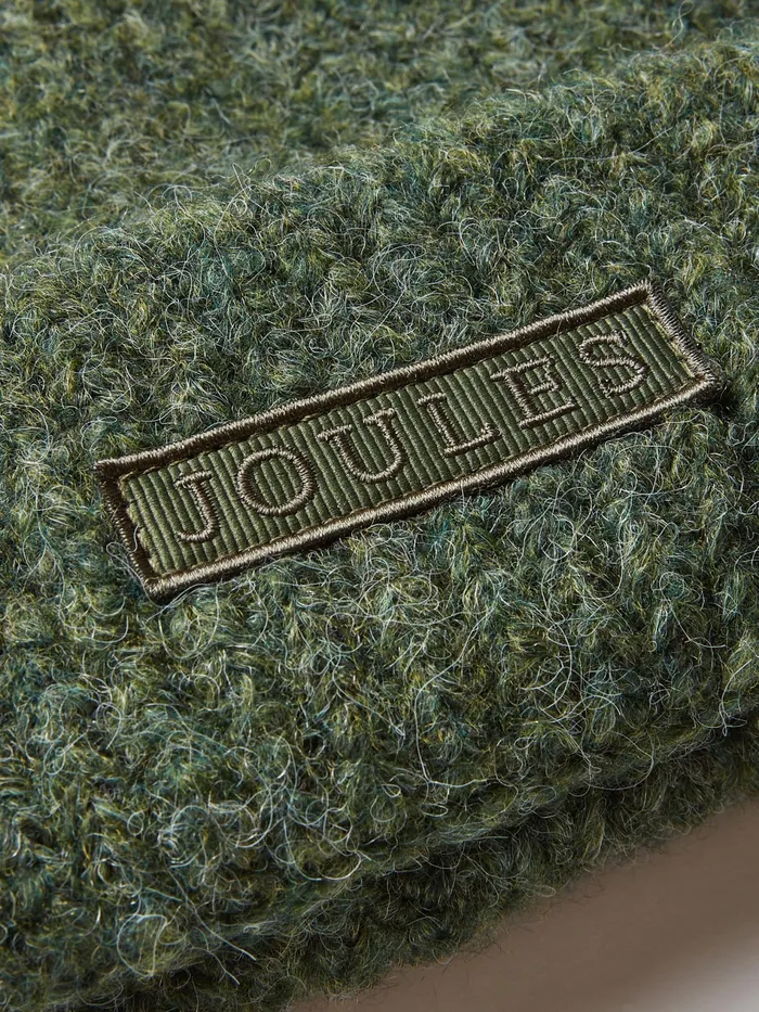 Joules Albert 8211 Green Soft Oversized Beanie Boys Accessories