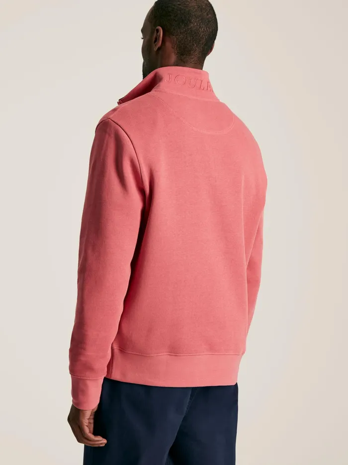 Joules Alistair 8211 Pink French Ribbed Quarter Zip Sweatshirt Men Sweatshirts and Hoodies Joules Alistair 8211 Pink French Ribbed Quarter Zip Sweatshirt Men Sweatshirts and Hoodies