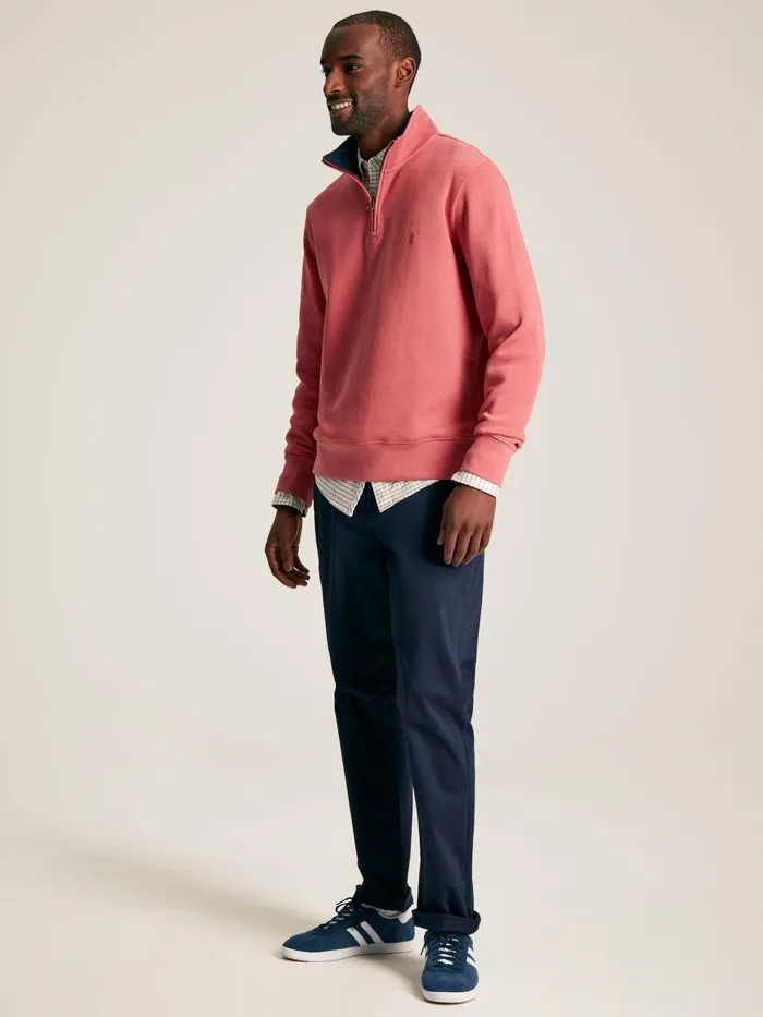 Joules Alistair 8211 Pink French Ribbed Quarter Zip Sweatshirt Men Sweatshirts and Hoodies Joules Alistair 8211 Pink French Ribbed Quarter Zip Sweatshirt Men Sweatshirts and Hoodies