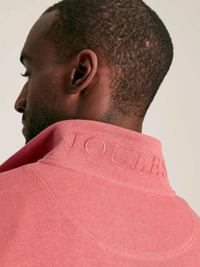 Joules Alistair 8211 Pink French Ribbed Quarter Zip Sweatshirt Men Sweatshirts and Hoodies Joules Alistair 8211 Pink French Ribbed Quarter Zip Sweatshirt Men Sweatshirts and Hoodies